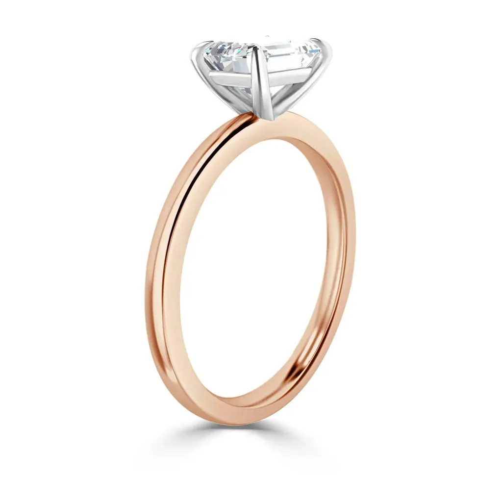 Siobhan - 18ct Rose Gold - Emerald