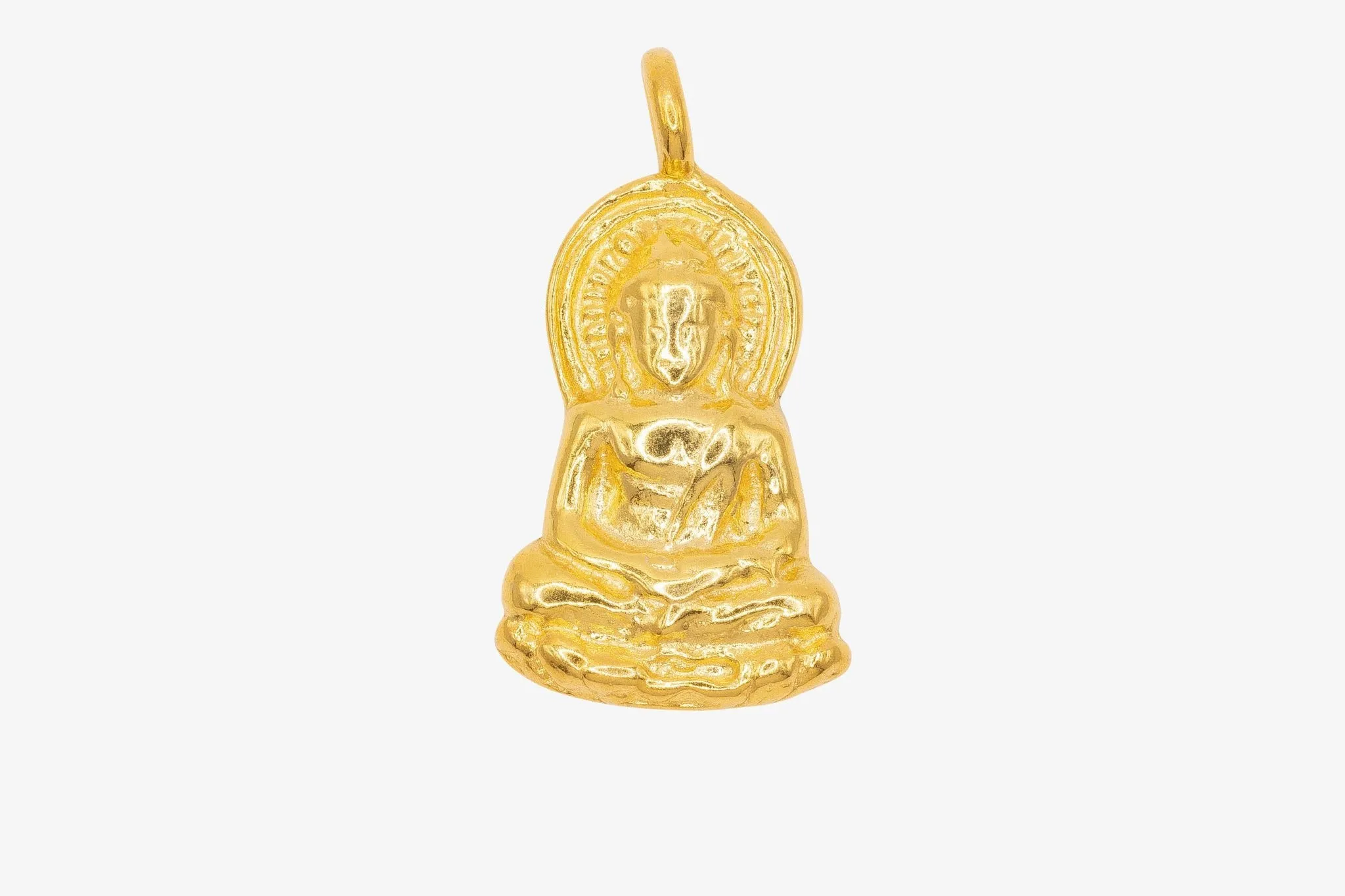 Sitting Buddha Charm Wholesale 14K Gold, Solid 14K Gold, G173