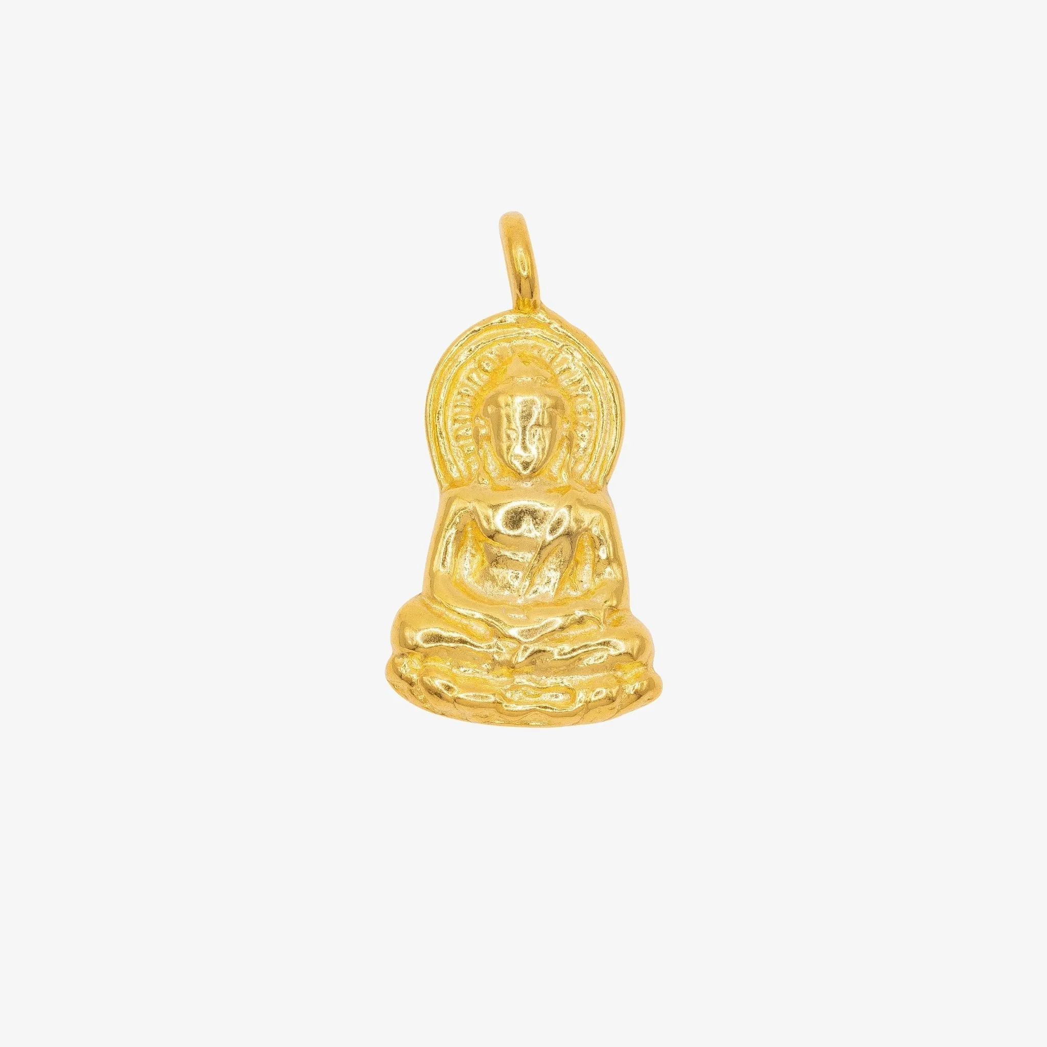 Sitting Buddha Charm Wholesale 14K Gold, Solid 14K Gold, G173