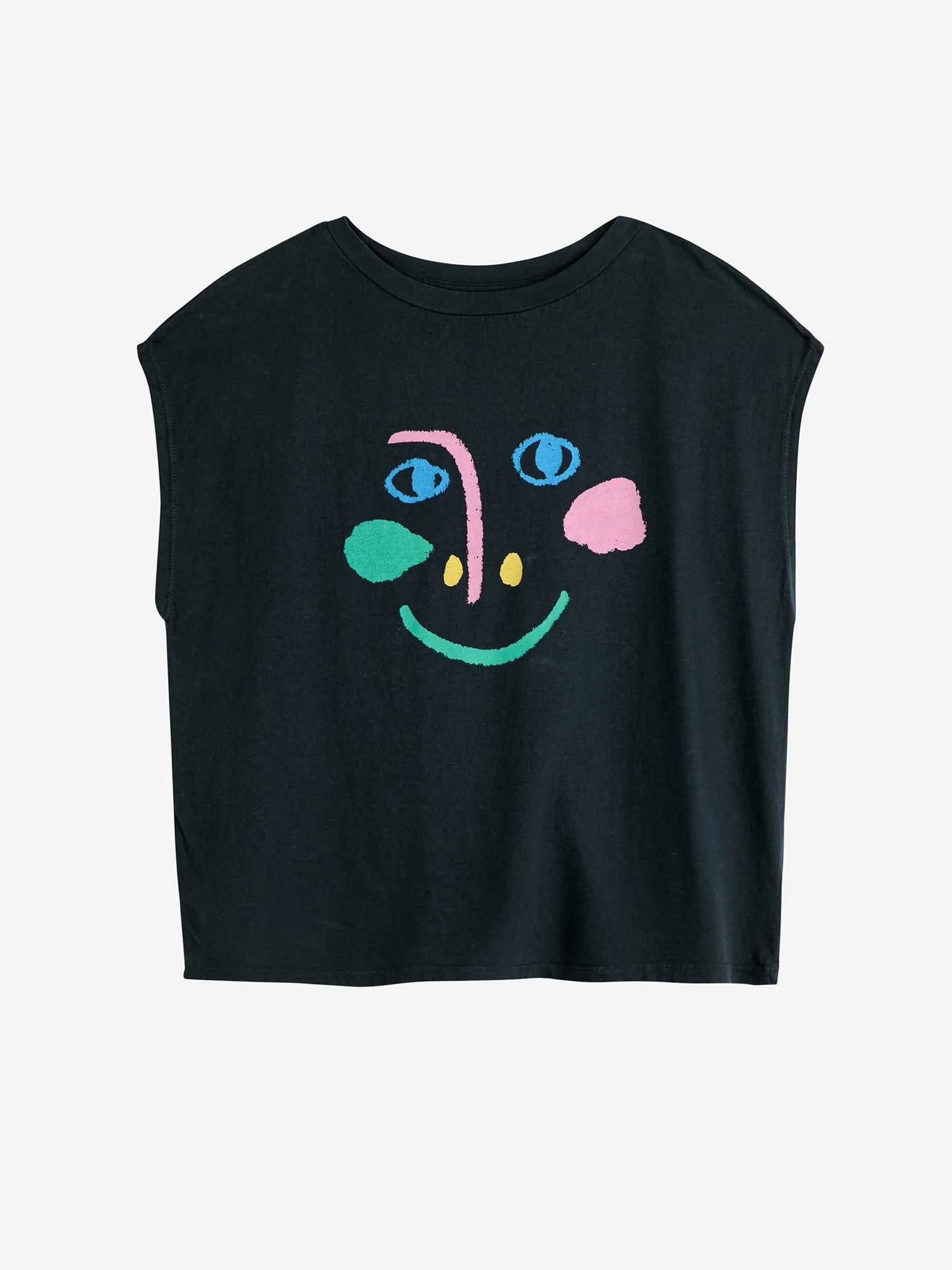 Smiling Mask Loose T-shirt