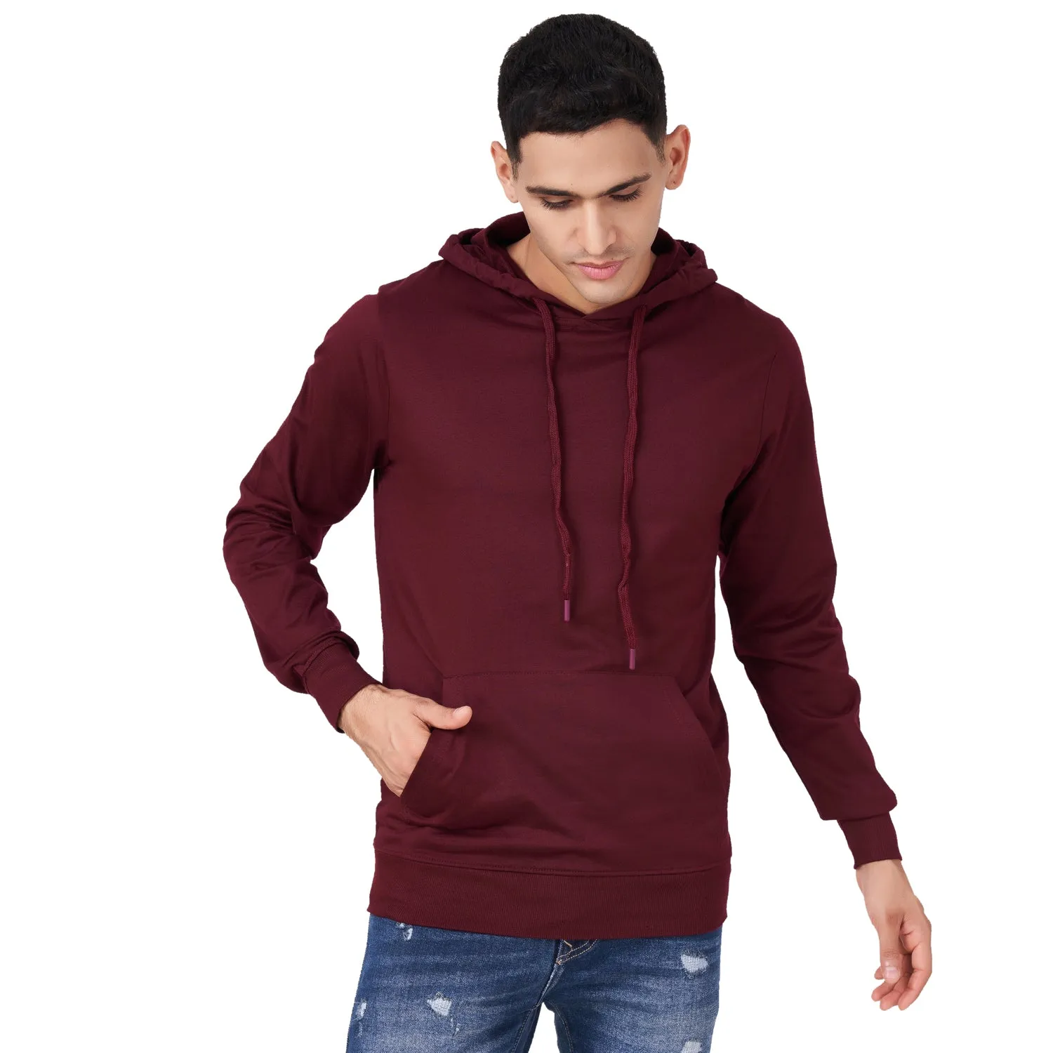 Solid Full Sleeve Hoodie