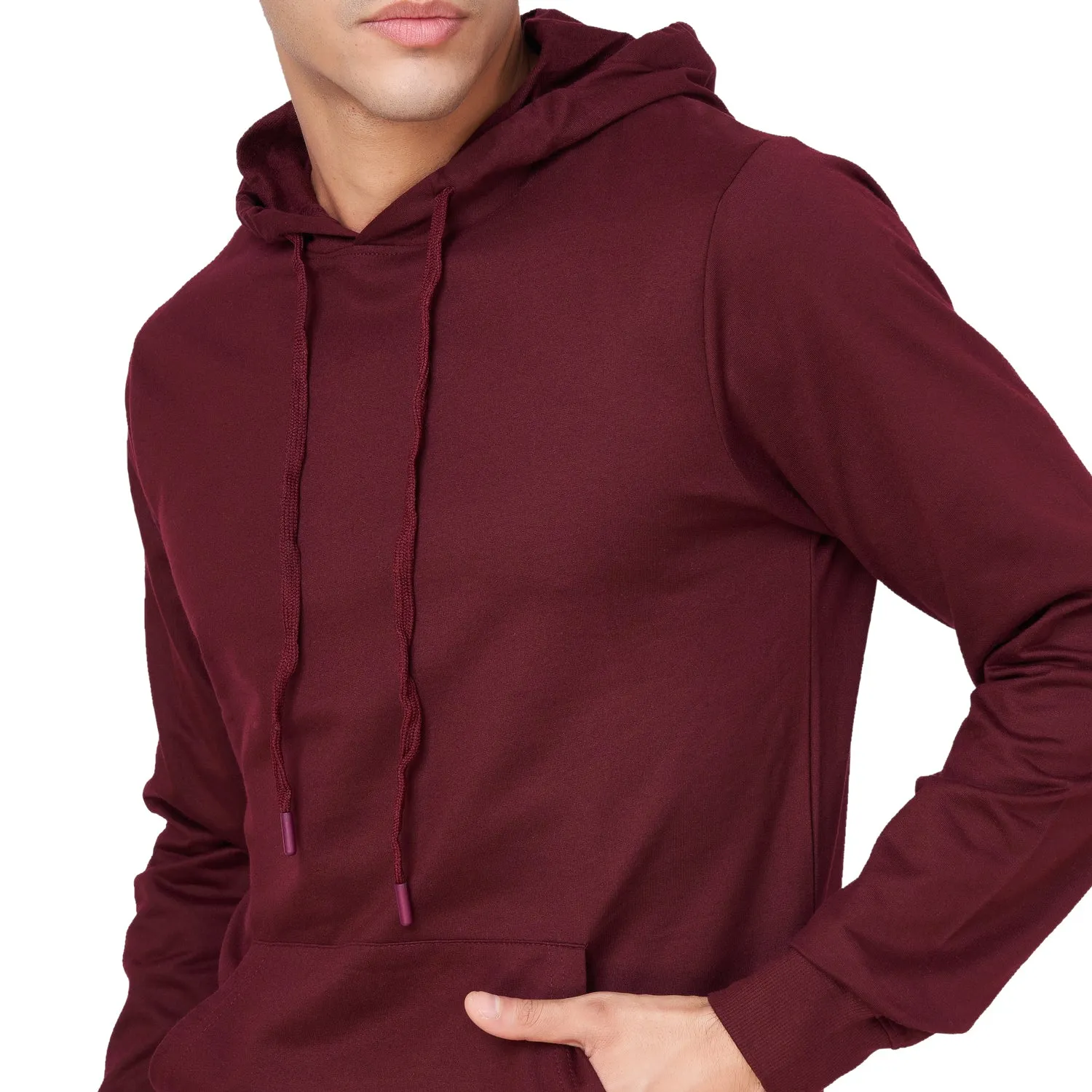 Solid Full Sleeve Hoodie