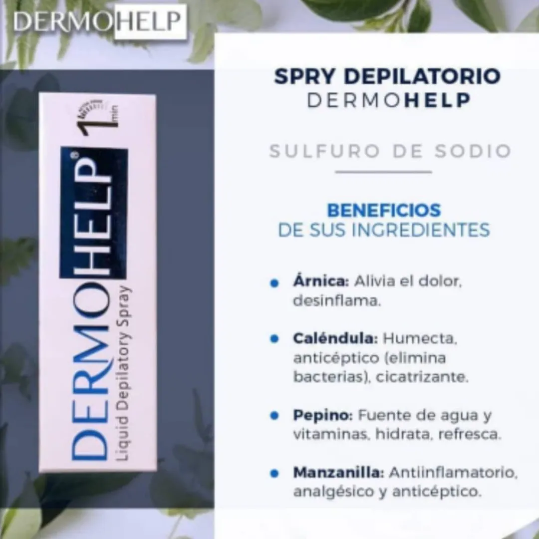 Spray Depilatorio Instantaneo - DERMOHELP