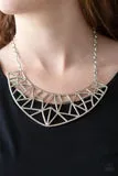 Strike While HAUTE - Silver Necklace - Paparazzi Accessories