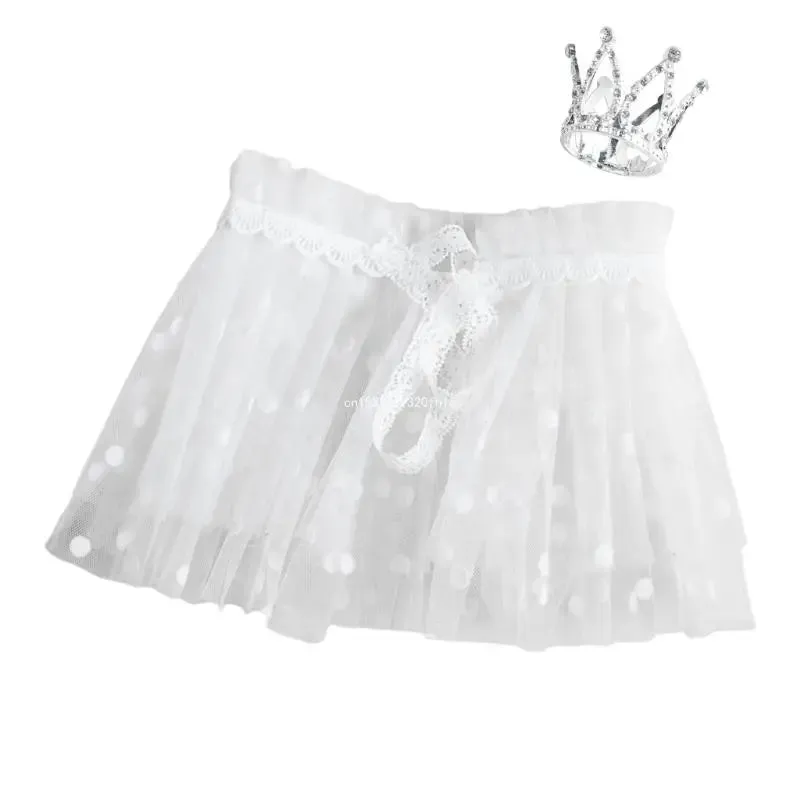 The Amira Newborn Tutu and Crown Set