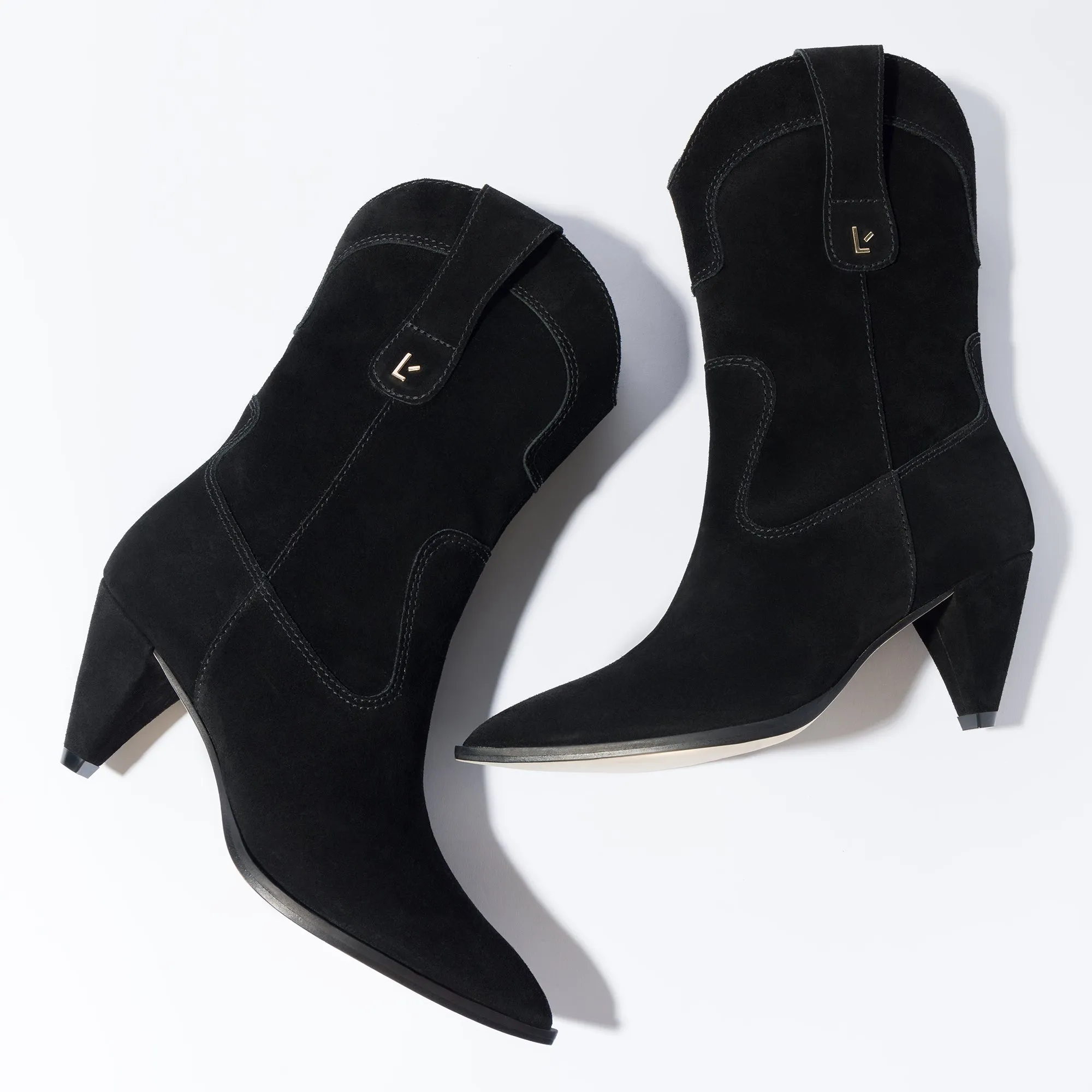 Thelma Boot In Black Suede