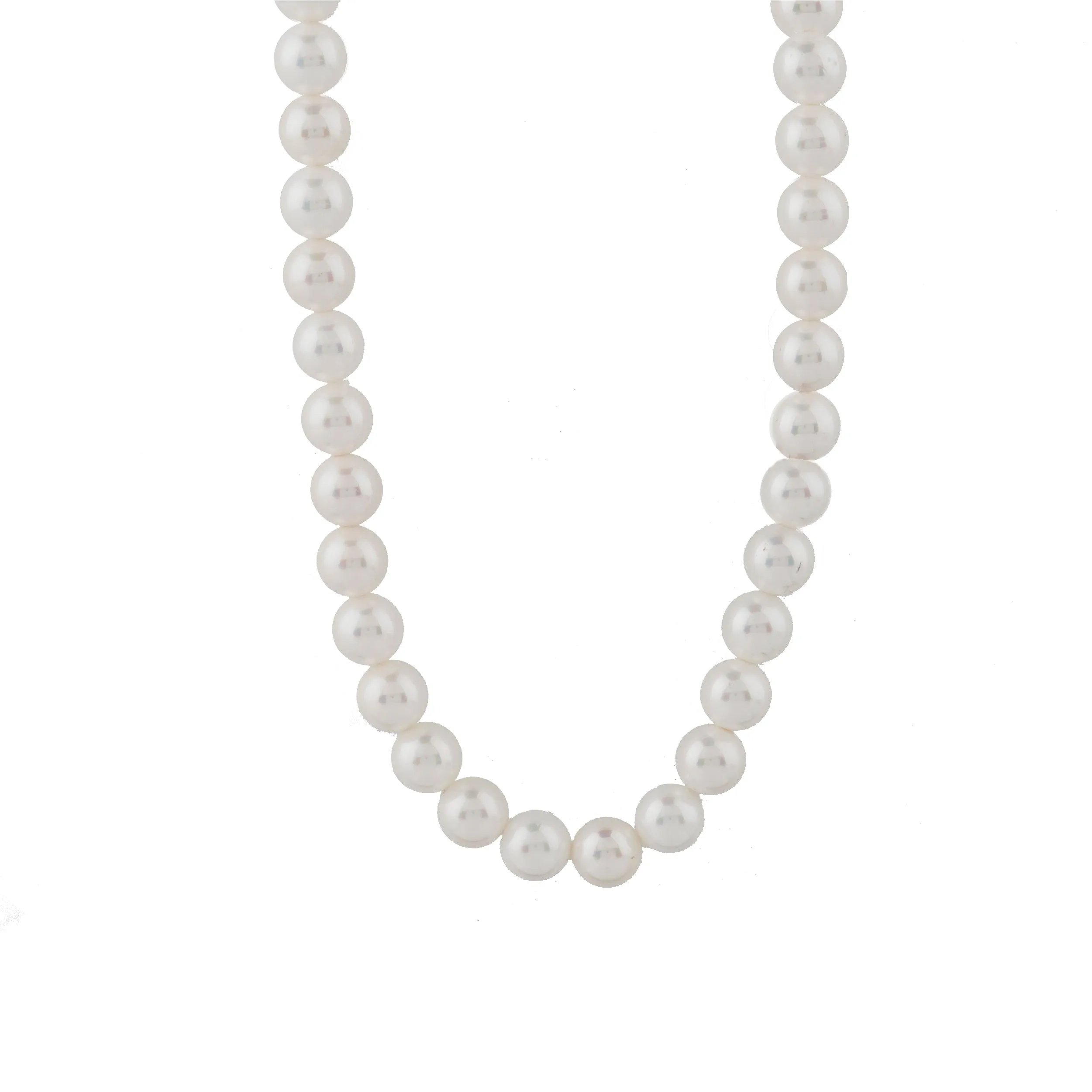 Timeless Mallorcan Style Pearl Necklace Elegant and Perfect Size