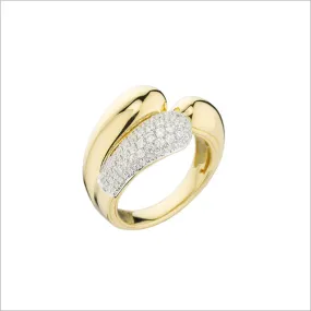 Triadra 18K Gold & Diamond Ring