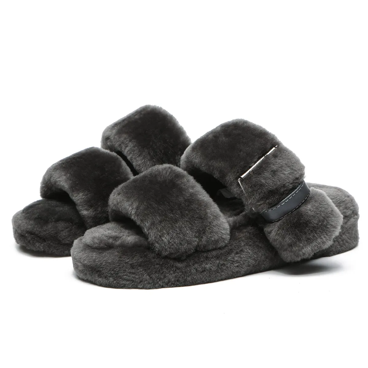 UGG Fluffy Slides Jamie Ultra Comfort Sole