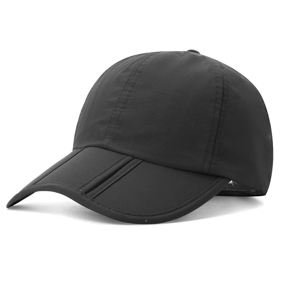 Unisex Quick-drying Baseball Cap Sunshade Casual Outdoors Foldable Cap