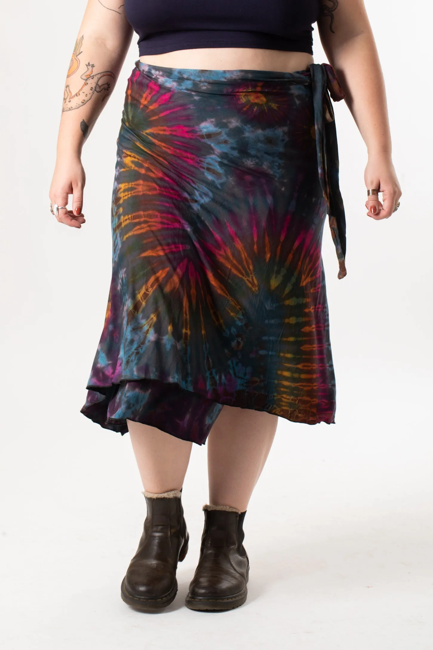 Valerie Mudmee Tie Dye Wrap Skirt