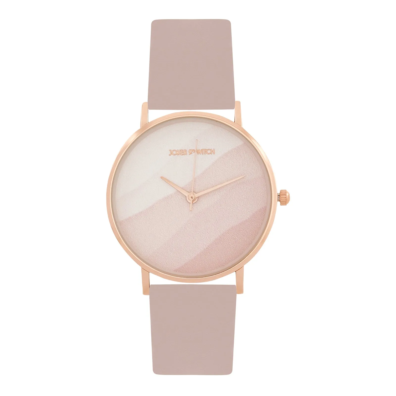 Vibrant Pink PU Strap Watch