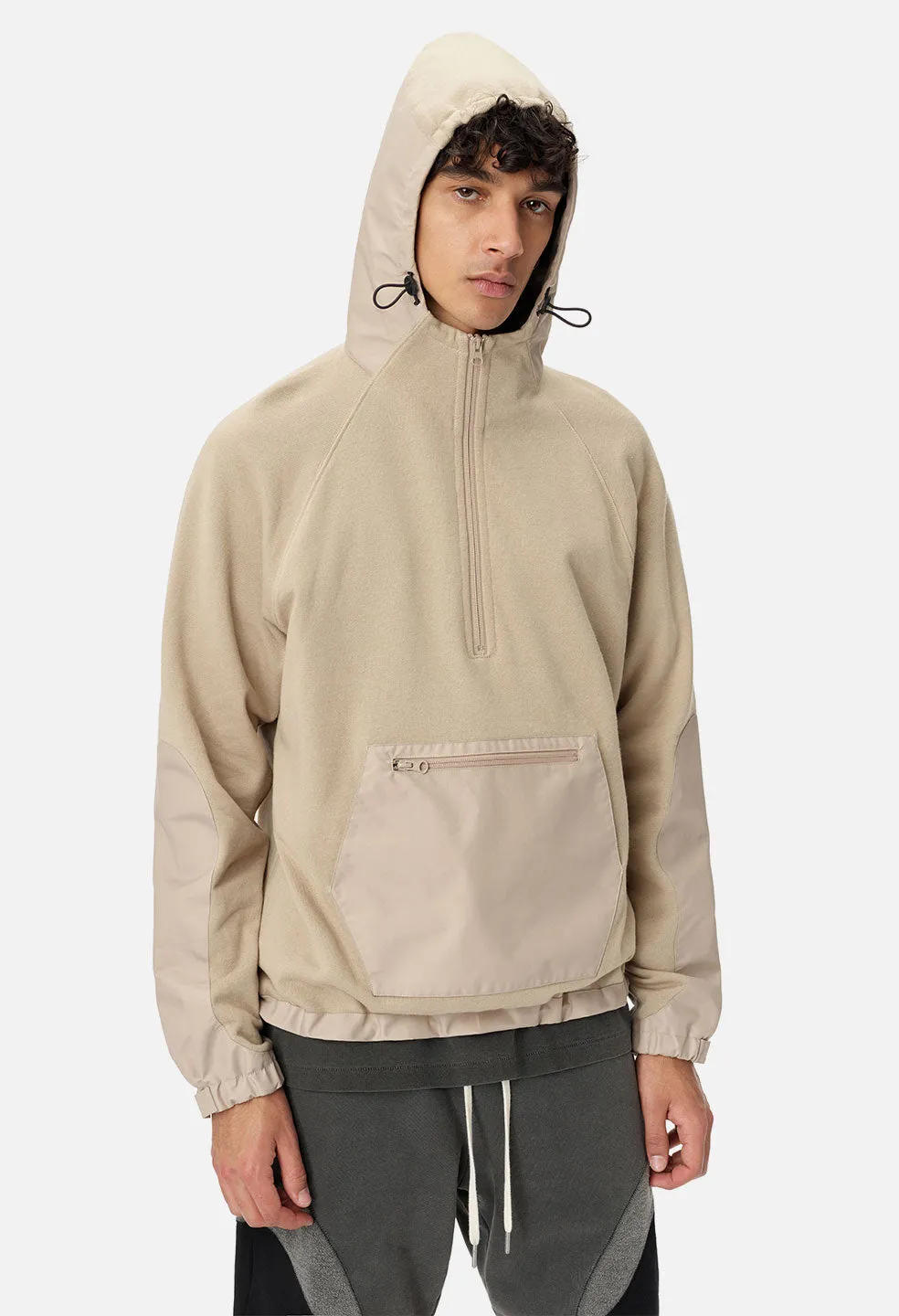 Waterproof Terry Anorak / Tan