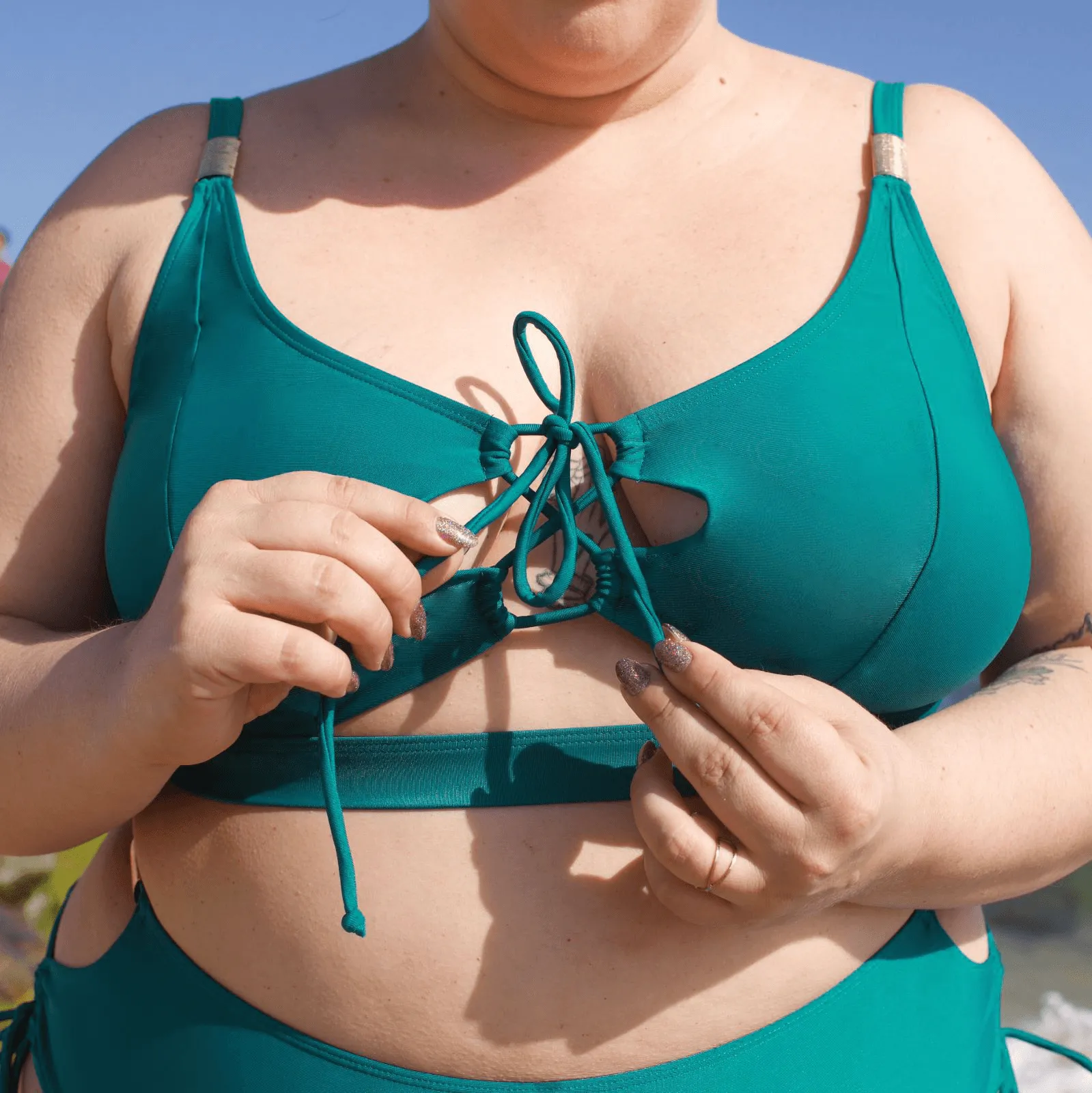 What Babe? Bikini Top - Teal