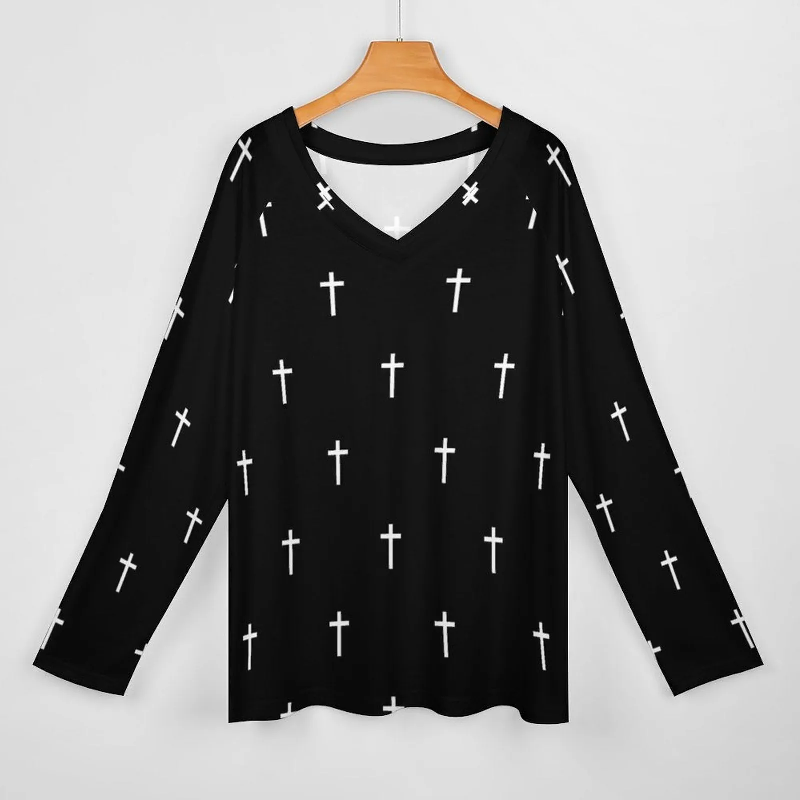 Women's Long Sleeve Loose Tee (TLREV2) Long sleeve loose tee