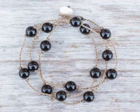 Wrap-1759-Black Onyx Round Medium